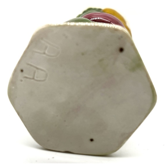 Vintage MCM Ceramic Fruit Stack Majolica Bottle Vase Pottery Art - Picture 3 of 4